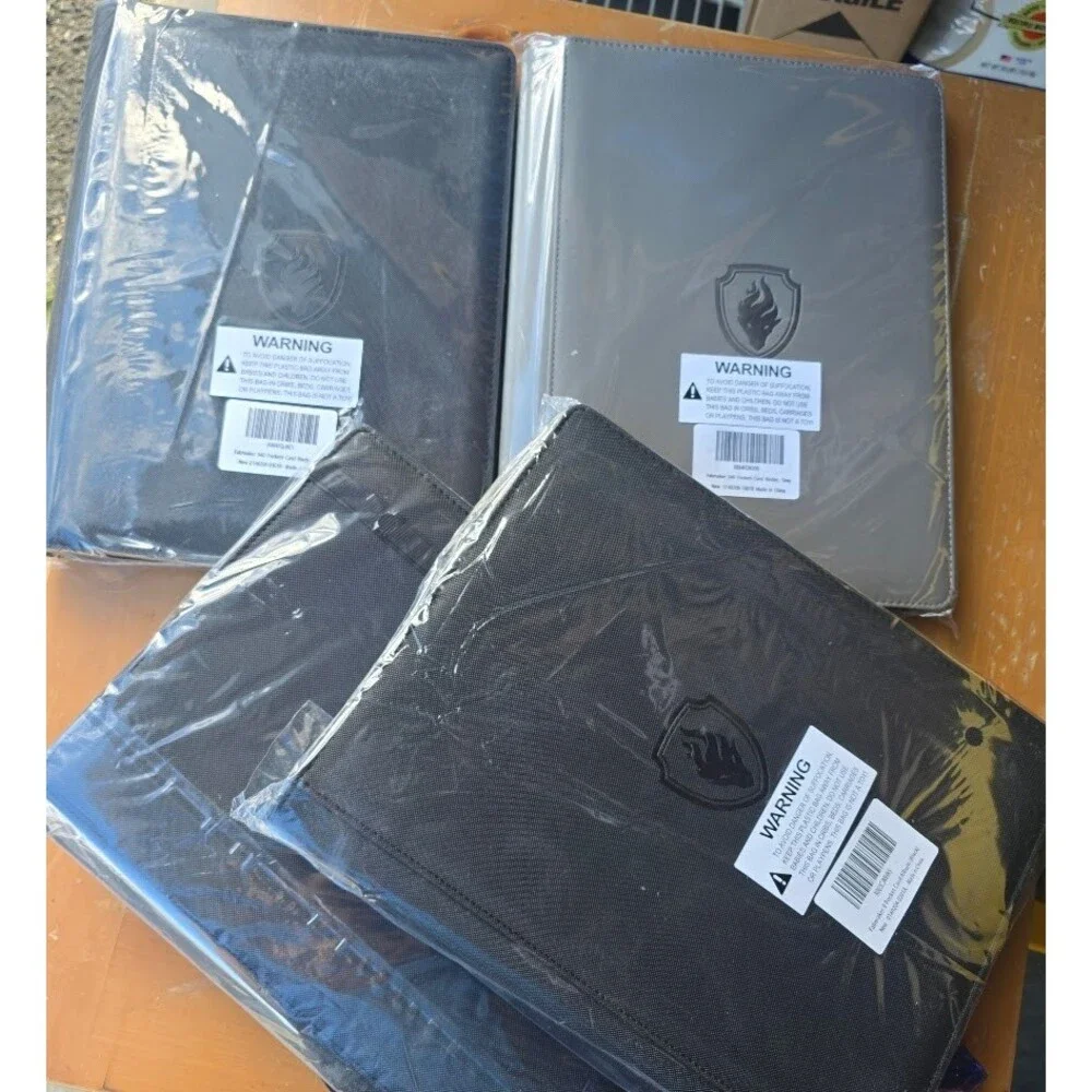 Four - Premium 9 Pocket Card Binder for 540 Cards, Fabmaker PU Cover